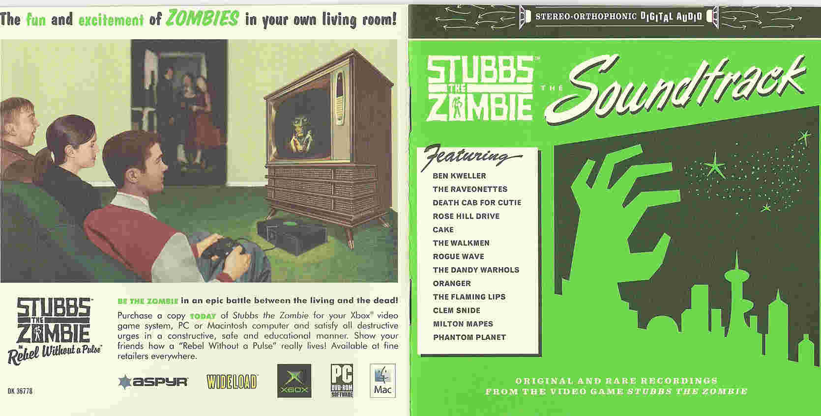 Stubbs The Zombie : Front